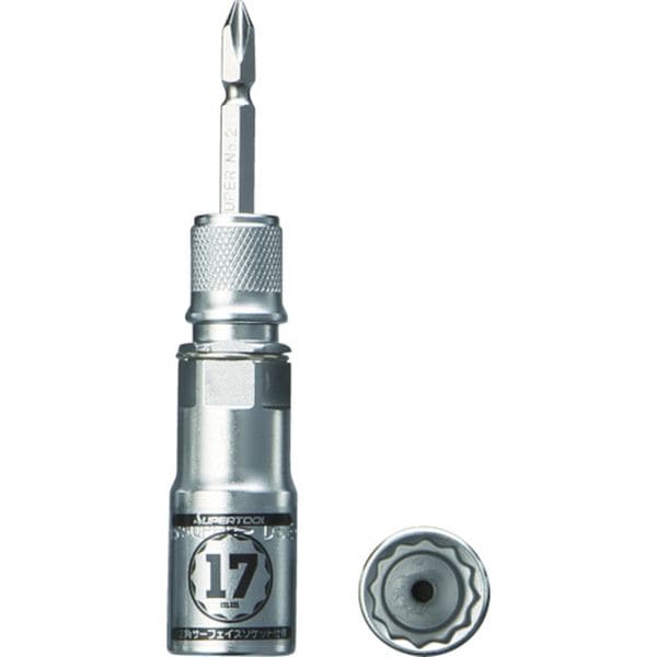 DSE24 (株)スーパーツール スーパー 電ドル用ソケットビット(着脱式) プロスペック 24×6.35mm