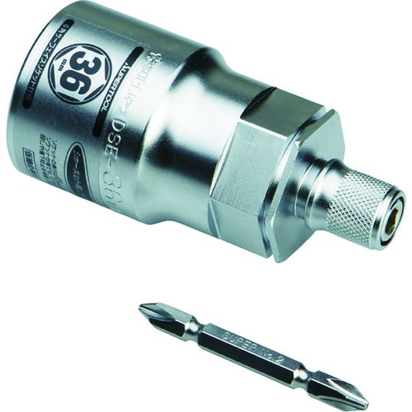 DSE36 (株)スーパーツール スーパー 電ドル用ソケットビット(着脱式) プロスペック 36×6.35mm