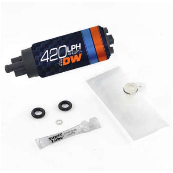 Deatschwerks DW420 Series 420lph In-Tank フューエルポンプ w/ インストールキット For 09年-12年 Genesis Coupe
