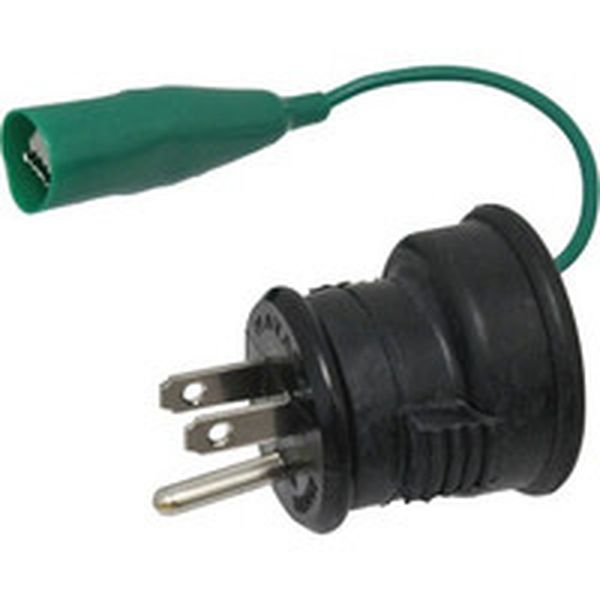 E3KWB 370-3053 (株)ハタヤリミテッド ハタヤ 防雨型逆接地アダプター(アースクリップ付)