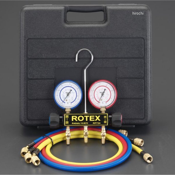 EA101LR-2B エスコ ESCO R404A R407C ゲージマニホールドキット