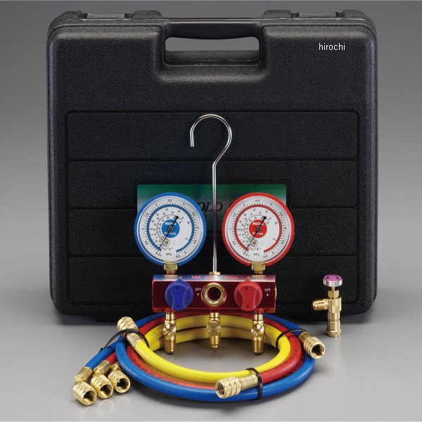 EA101TR-5 エスコ ESCO R410A ボールバルブ式ゲージマニホールドキット