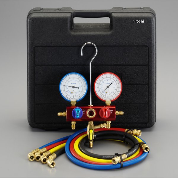 EA101V-1 エスコ ESCO R600a ボールバルブ式マニホールドキット