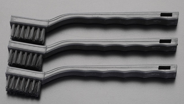 EA109E-2 エスコ ESCO 8x180mm 柄付ブラシ(ナイロン製/3本)