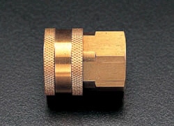 EA140BC-4 エスコ ESCO Rc 1/2" メスねじカップリング(中圧用/真鍮)