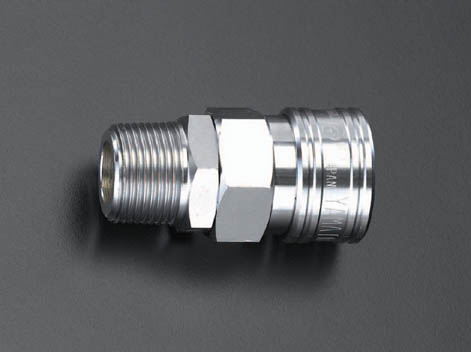 EA140DH-15 エスコ ESCO R 3/4" オスねじカップリング