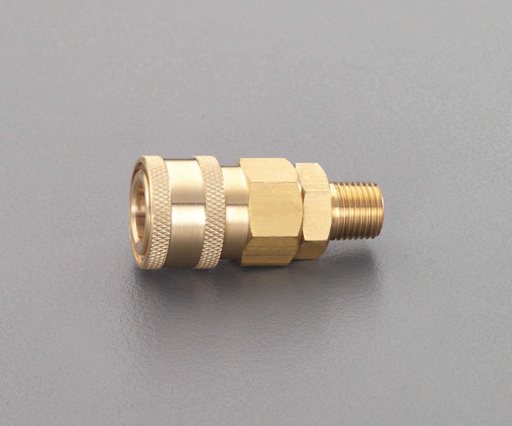 EA140DH-214 エスコ ESCO R 1/2" オスねじソケット(20型/真鍮)