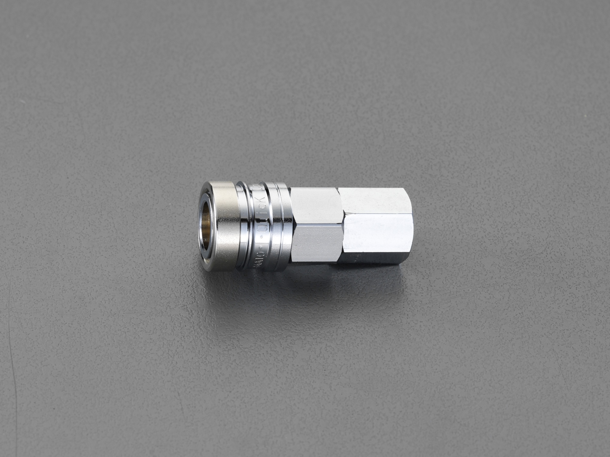 EA140DW-2 エスコ ESCO Rc1/4" メスねじソケット(ワンプッシュ/ロックガード付)