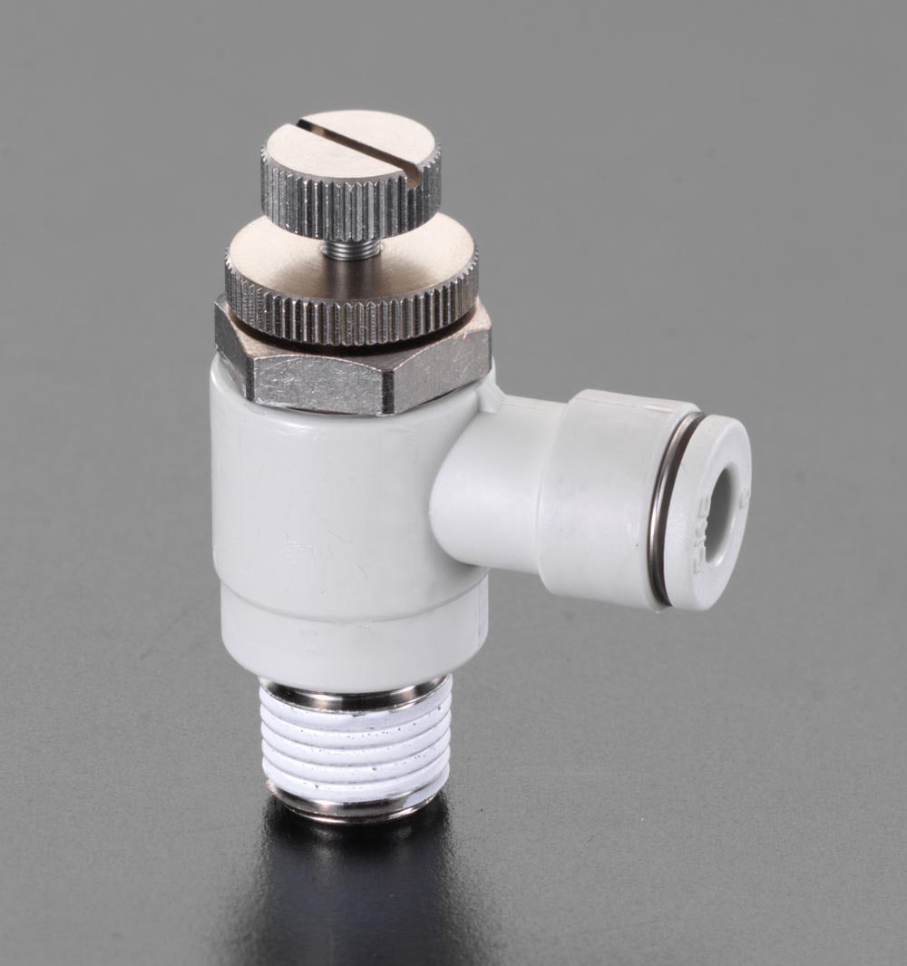 EA140HF-82 エスコ ESCO 8mmxR 1/4" スピードコントローラー