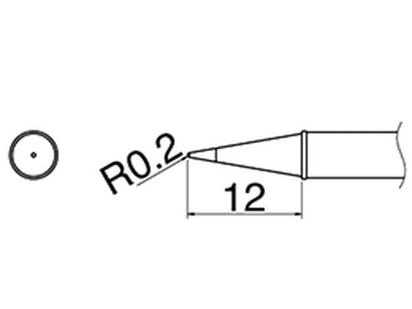 EA304AL-1 エスコ ESCO R0.2mm 交換用こて先 (EA304AL用)