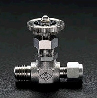 EA425CD-6 エスコ ESCO R 1/4"x 6mm ミニチュアバルブ(ステンレス製)