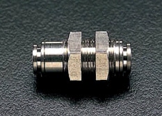 EA425DF-8 エスコ ESCO 8mm ユニオン(バルクヘッド/ステンレス製)