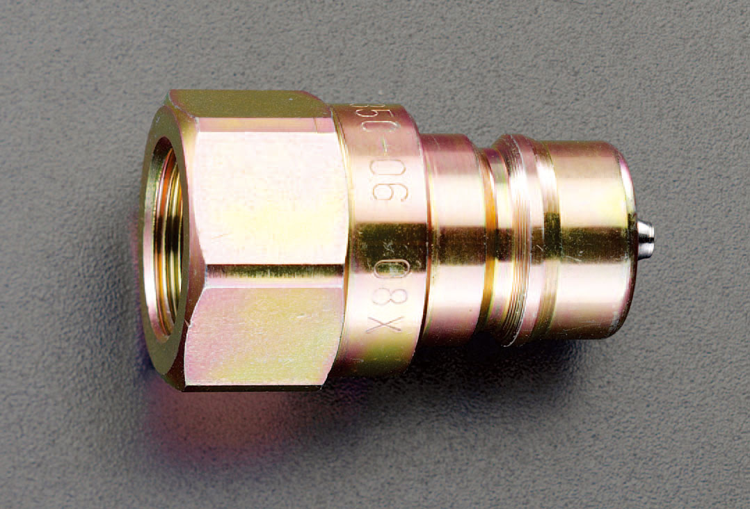 EA425DW-2 エスコ ESCO R 1/4" カプラープラグ(高圧)