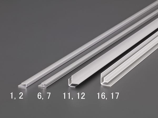 EA440HW-12 エスコ ESCO 1000mm パネル縁(アルミ製･出隅/10本)