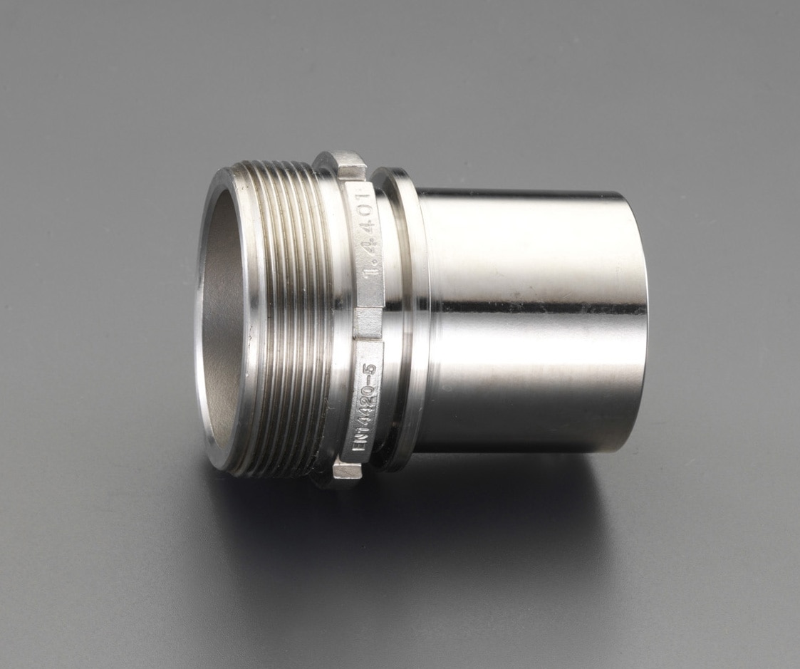 EA462EC-25 エスコ ESCO G2 1/2"オスねじホースステム(ステンレス製)