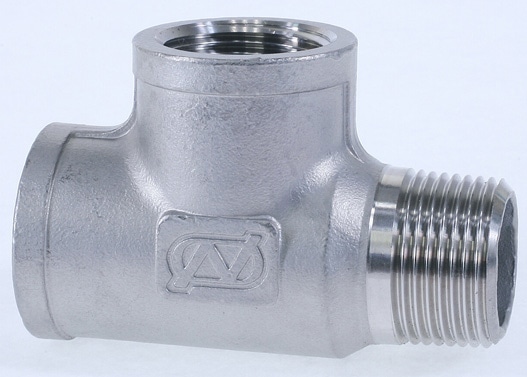 EA469AX-2 エスコ ESCO Rc1/4"xRc1/4"xR1/4" サービスチーズ(ステンレス製)