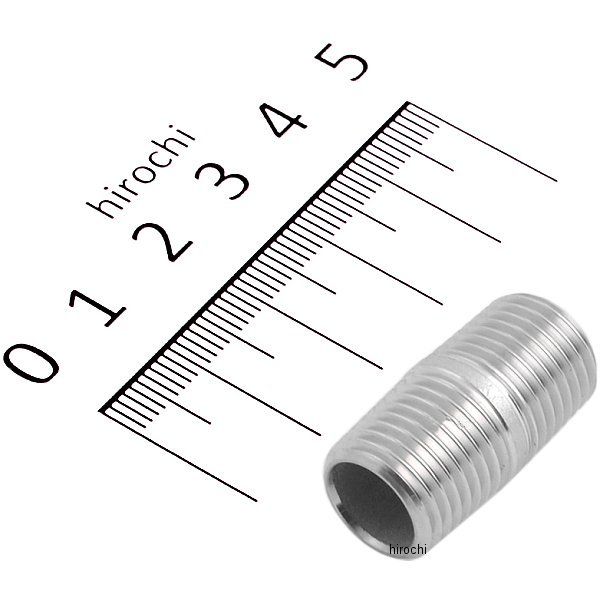 EA469DF-2A エスコ ESCO R 1/4 " 両ねじニップル(ステンレス製)
