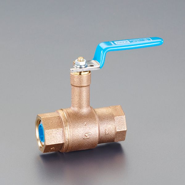 EA470AV-12 エスコ ESCO Rc1・1/4" ボールバルブ(給水用/ロングネック/青銅製)