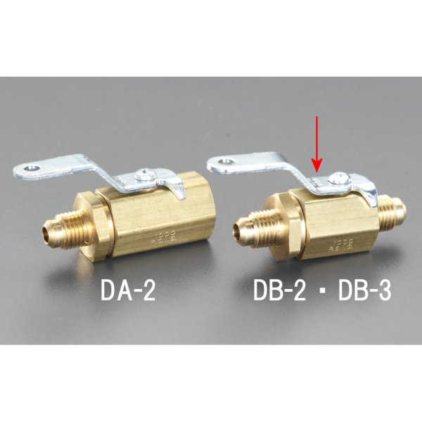 EA496DB-3 エスコ ESCO F3/8"xF3/8" 冷媒用ボールバルブ
