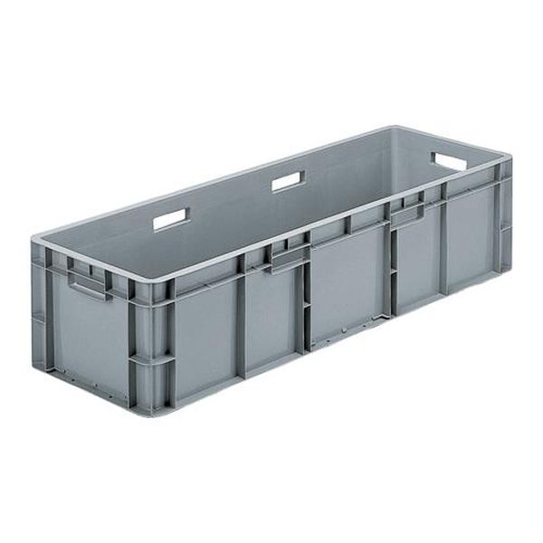 EA506AF-314 エスコ ESCO 1005x335x241mm/65.4L 軽量コンテナ (ライトグレー)