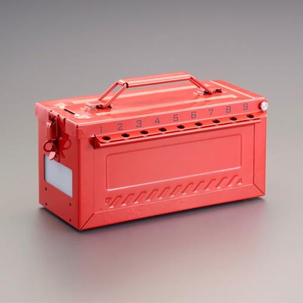 EA507-3 エスコ ESCO 163x306x144mm ロックアウトBOX(ステンレス製)