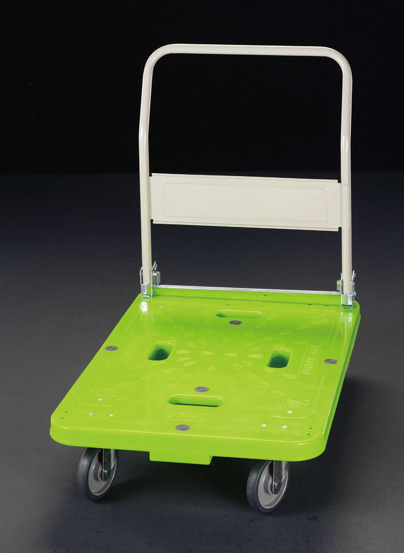 EA520B-31 エスコ ESCO 900x600mm/220kg 運搬車(ポリプロピレン製)