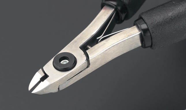 EA535TX-1 エスコ ESCO 115mm 精密用ニッパー(セミフラッシュ/ピアノ線用/ESD)