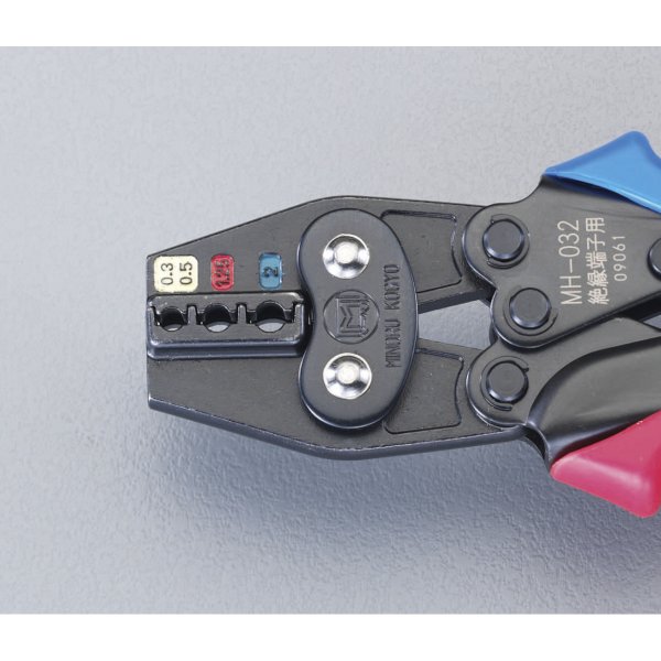 EA538JD エスコ ESCO 0.3 -2.0m2 圧着ペンチ(絶縁端子 スリーブ用)