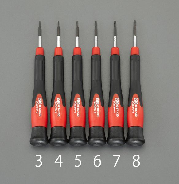 EA552FD-6 エスコ ESCO T6 x 30mm [Hexlobe]ドライバー(精密用)