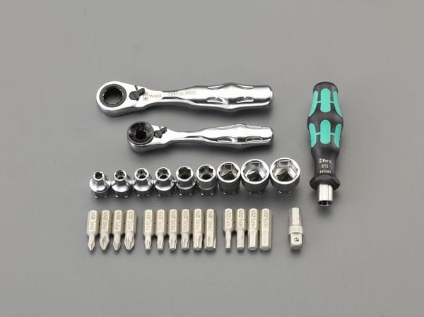 EA562WD エスコ ESCO [+ Pozi Hex Torx Socket] セット(ラチェット･H付)