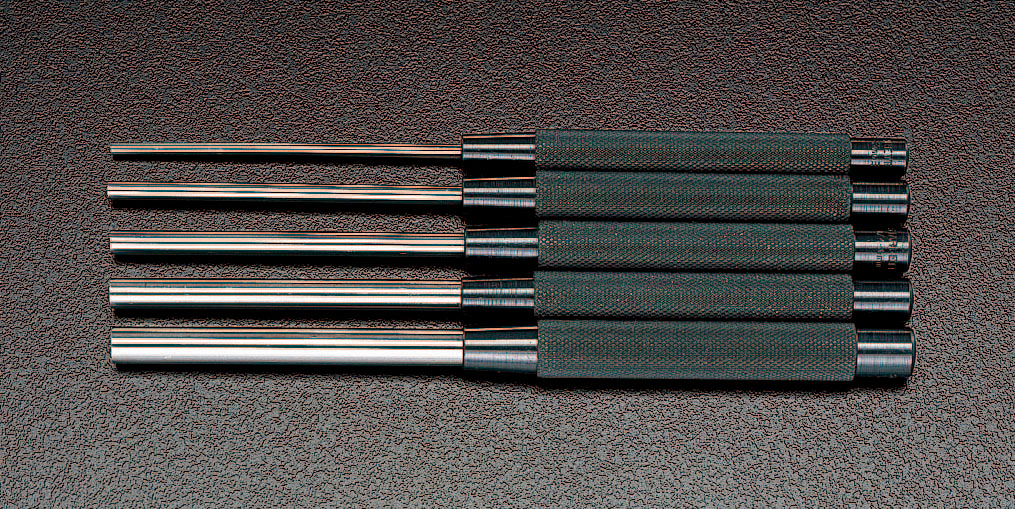 EA572CE エスコ ESCO 1/8" -3/8" ドライブピンポンチ(5本組)