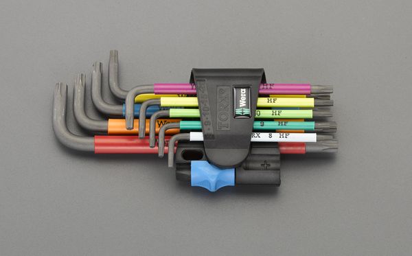 EA573TM-90 エスコ ESCO 9本組 Torx キーレンチ(ホールド機能付)