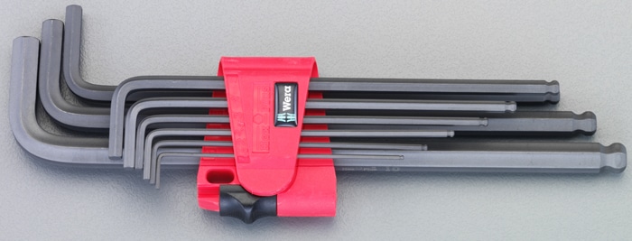 EA573VB-90 エスコ ESCO 1.5-10mm/9本組 Hex-Plus キーレンチ