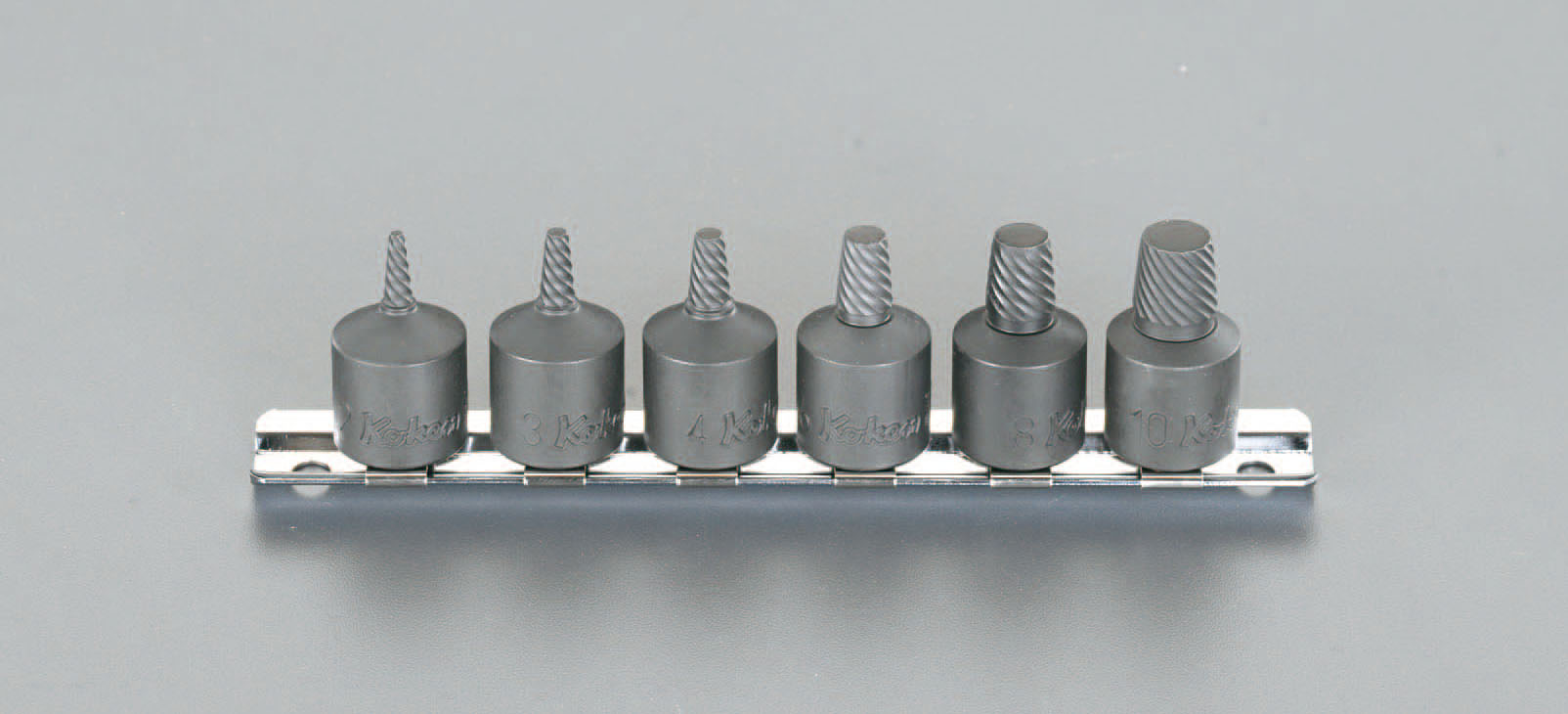 EA584AC エスコ ESCO M5-M20 6本組3/8"sq スクリューエキストラクター
