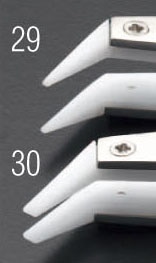 EA595AP-30 エスコ ESCO 115mm 精密用ピンセット(デルリン/ステンレス製)