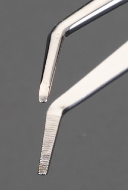 EA595B エスコ ESCO 1.4x155mm 精密用ピンセット(ニッケルメッキ)