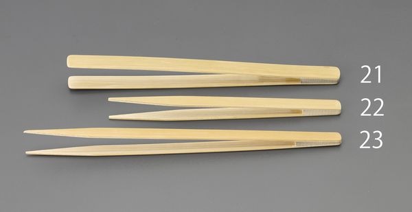 EA595GC-23 エスコ ESCO 1.0x200mm 竹製ピンセット(先細)