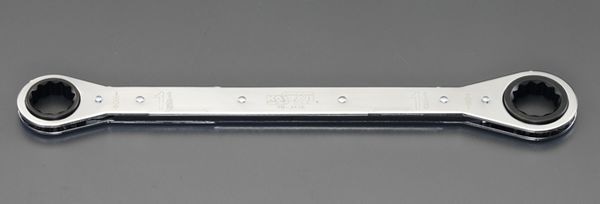 EA602KA-2C  7/16"x 1/2"  ラチェットメガネレンチ
