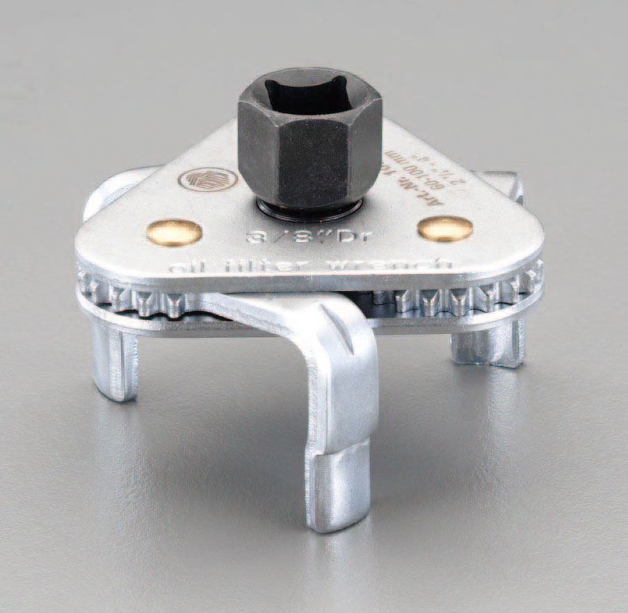 EA604A-10A エスコ ESCO 60-100mm 2ウエイオイルフィルターレンチ