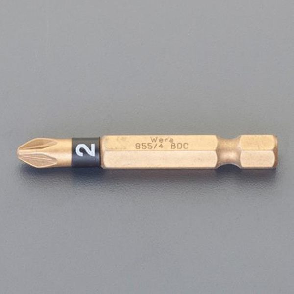 EA611AP-23 エスコ ESCO PZ3x50mm [Pozi] ドライバービット (ダイヤモンド付)