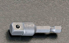EA611AX-63 エスコ ESCO 3/8"sq-1/4"Hex ソケットアダプター