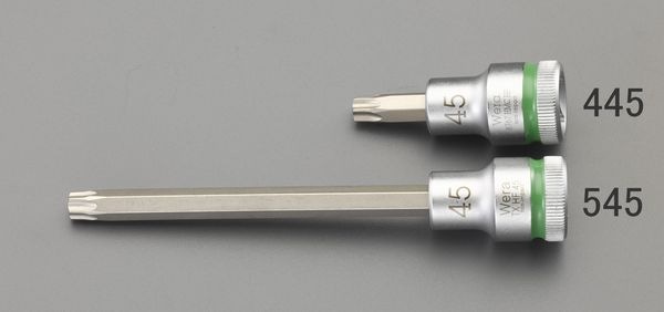 EA617AM-545 エスコ ESCO 1/2"sqxT45/140mmTORXビットソケット(ホールド仕様)