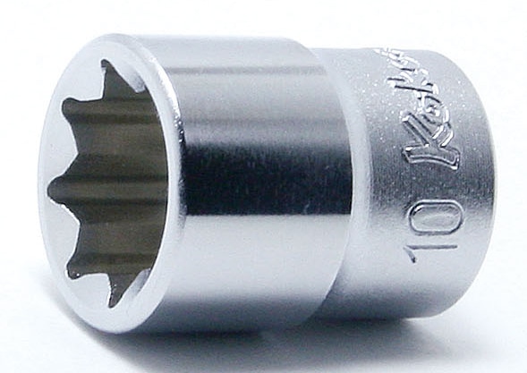 EA618AL-10 エスコ ESCO 1/4"sqx10mm ソケット(8角)