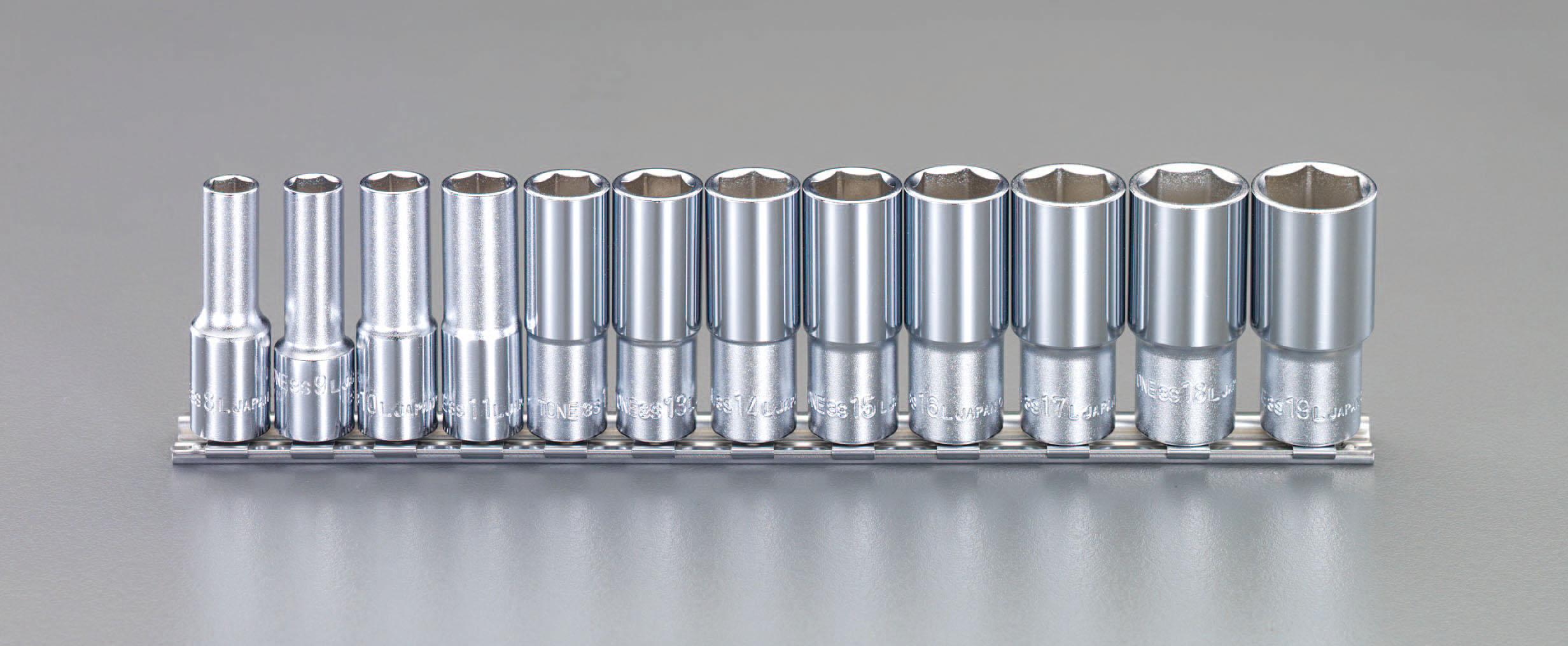 EA618JL エスコ ESCO 3/8"sq ディープソケットセット