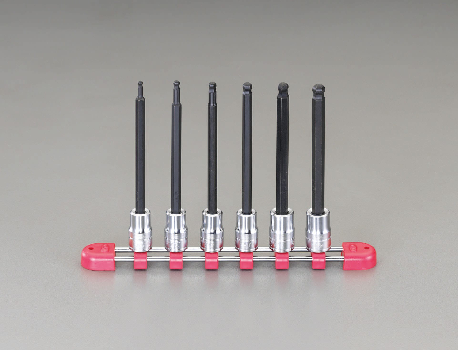 EA618PV-1 エスコ ESCO 3/8"sq ロングヘックスビットソケットセット