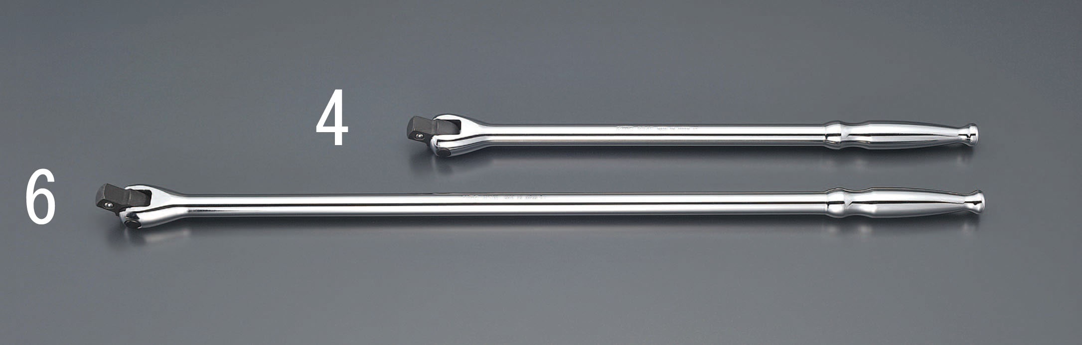 EA618RB-6 エスコ ESCO 1/2"sq ロングスピンナーハンドル