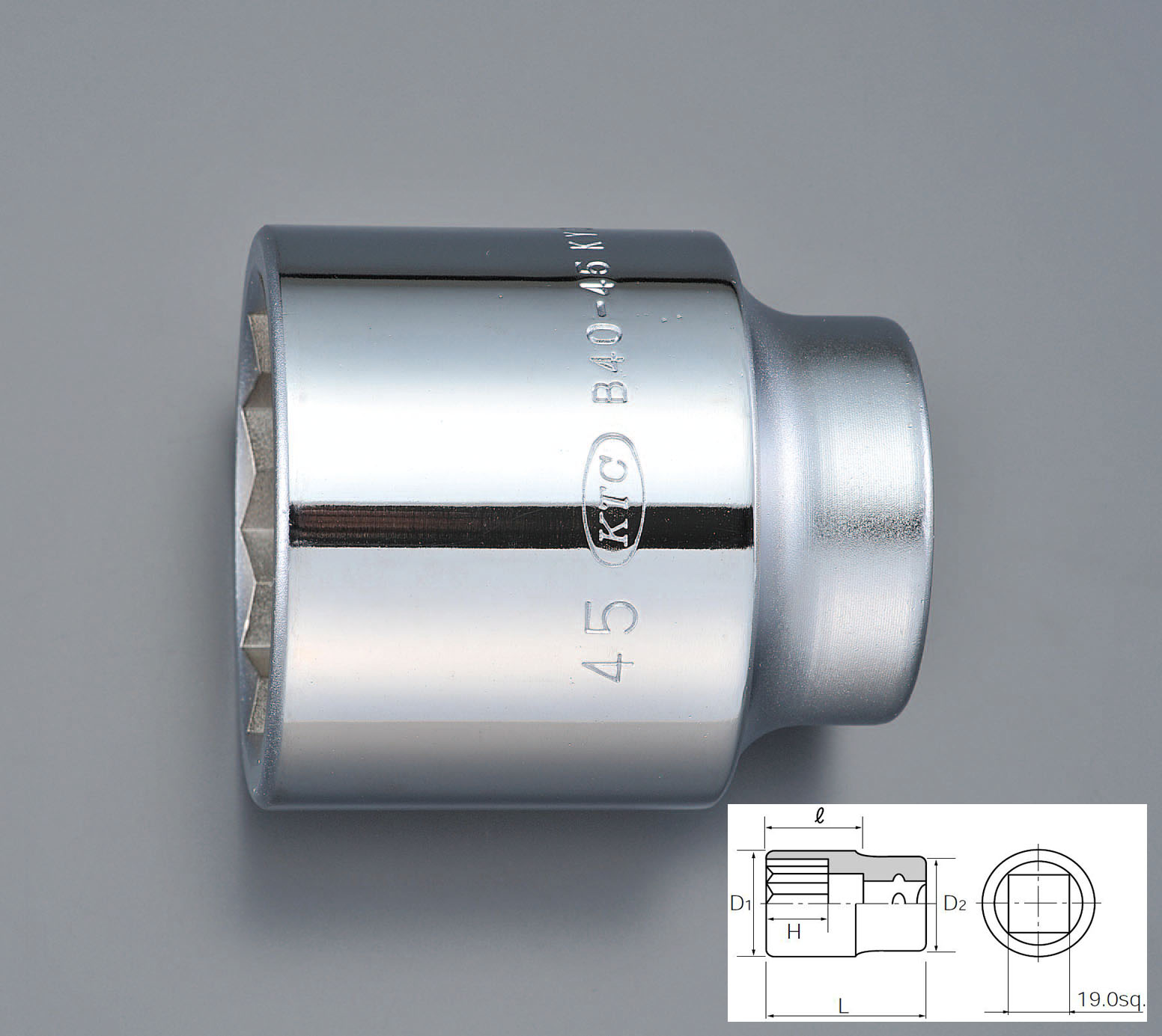 EA618SD-33 エスコ ESCO 3/4"sqx33mm ソケット
