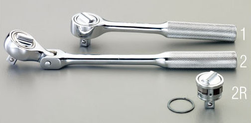 EA618WE-2 エスコ ESCO 3/8"sqx246mm ラチェットハンドル(首振りタイプ)