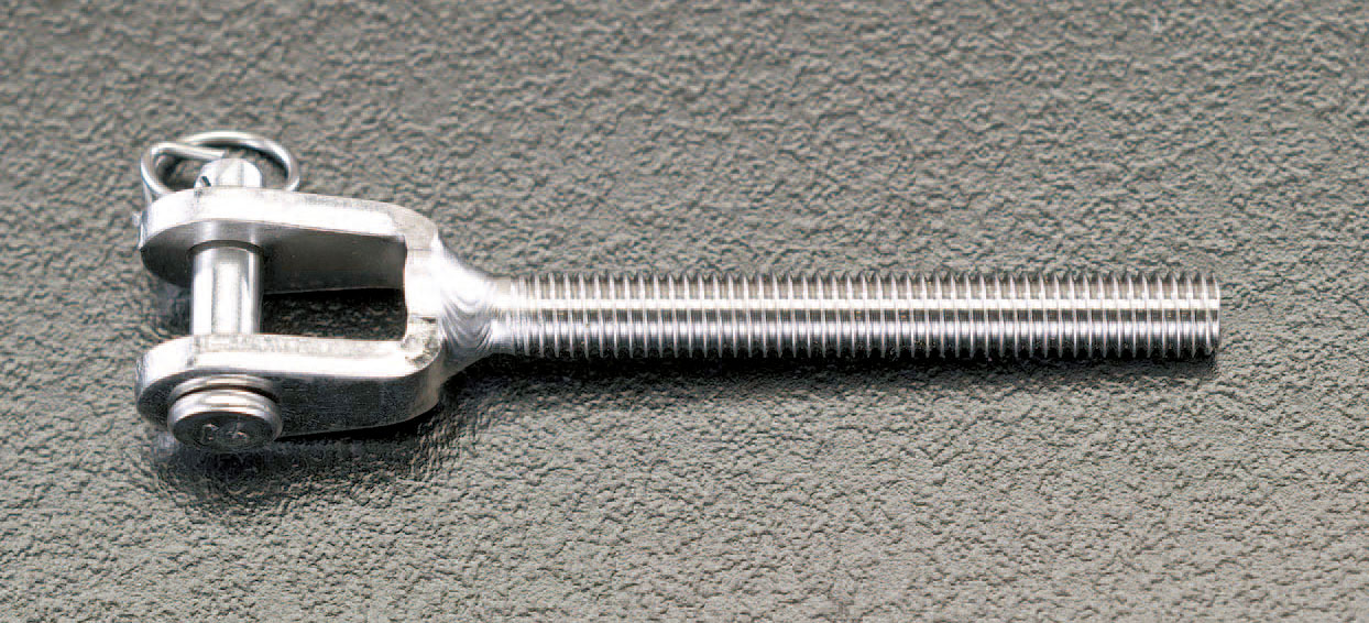 EA638RT-3 エスコ ESCO M8 x 57mm 止め金具(右 オスねじ/ステンレス製)