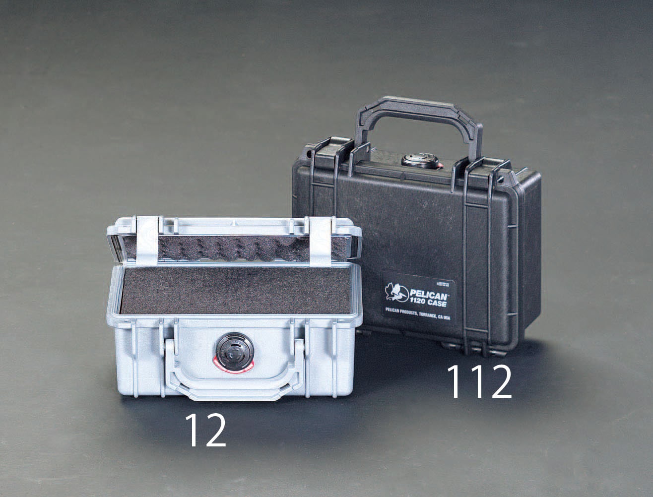 EA657-112 エスコ ESCO 184x121x 78mm/内寸 万能防水ケース(黒)